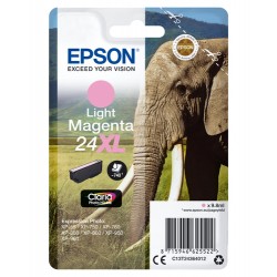 Epson Elephant Singlepack Light Magenta 24XL Claria Photo HD Ink