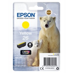 Epson Polar bear Singlepack Yellow 26 Claria Premium Ink