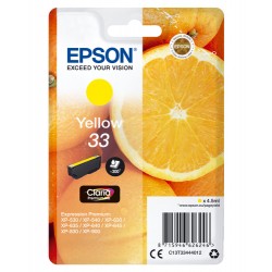 Epson Oranges Singlepack Yellow 33 Claria Premium Ink