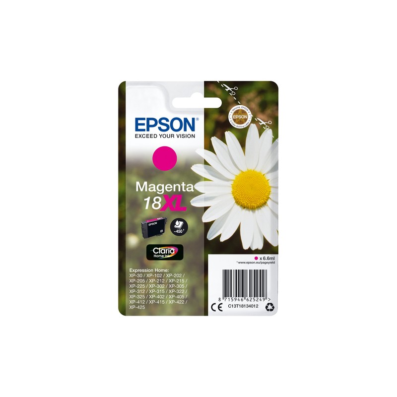 Epson Daisy Singlepack Magenta 18XL Claria Home Ink