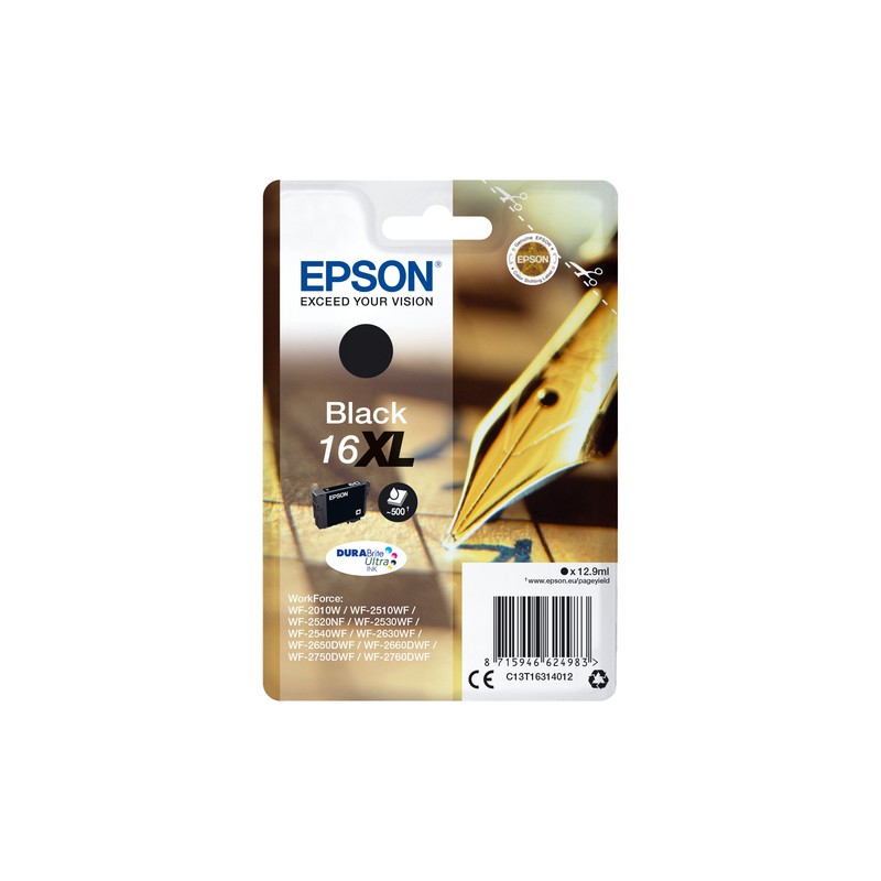 Epson Pen and crossword Singlepack Black 16XL DURABrite Ultra Ink