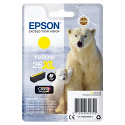 Epson Polar bear Singlepack Yellow 26XL Claria Premium Ink