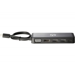 HP USB-C Travel HUB USB 3.0 (3.1 Gen 1) Type-C Black