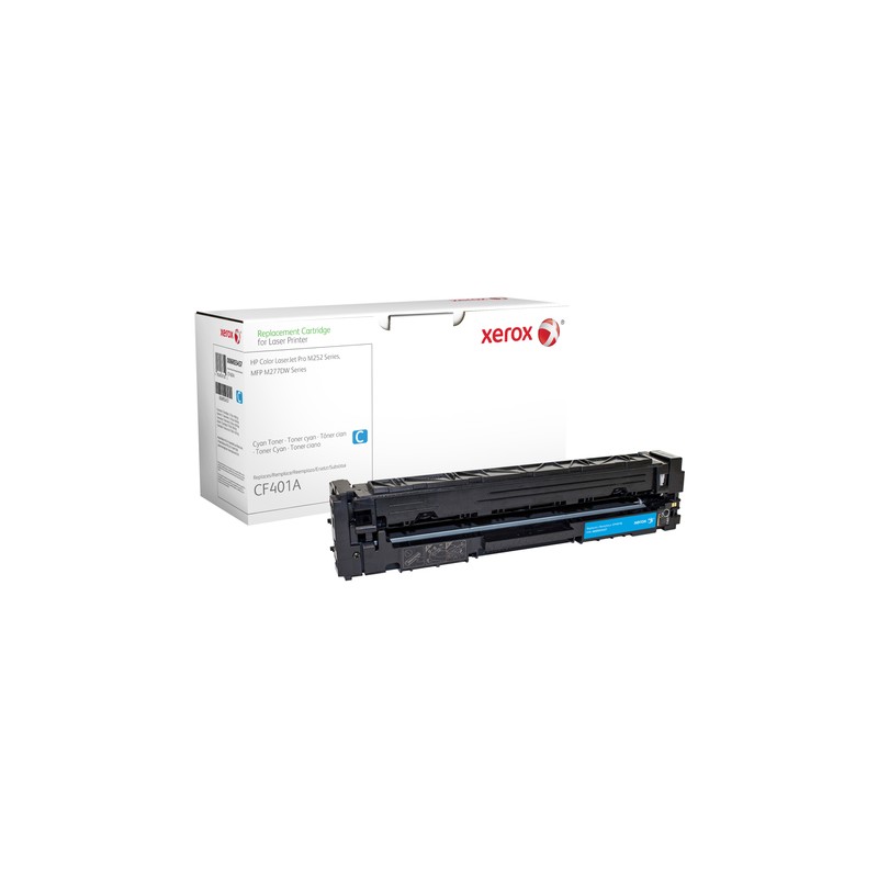 Xerox Cyan Toner Cartridge. Equivalent To Hp Cf401A