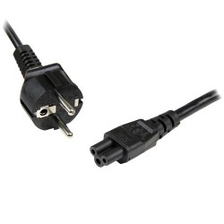 StarTech.com 1m 3 Prong Laptop Power Cord – Schuko CEE7 to C5 Clover Leaf Power Cable Lead