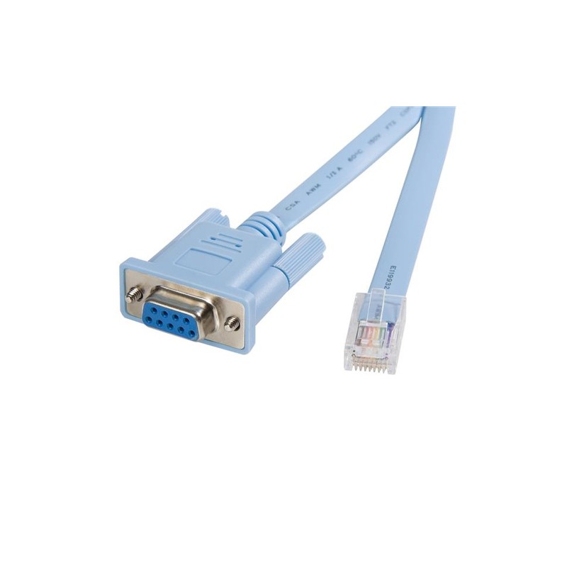 StarTech.com 6 ft RJ45 to DB9 Cisco Console Management Router Cable - M/F