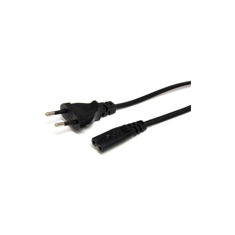 StarTech.com 1m Standard Laptop Power Cord - EU to C7 Power Cable Lead