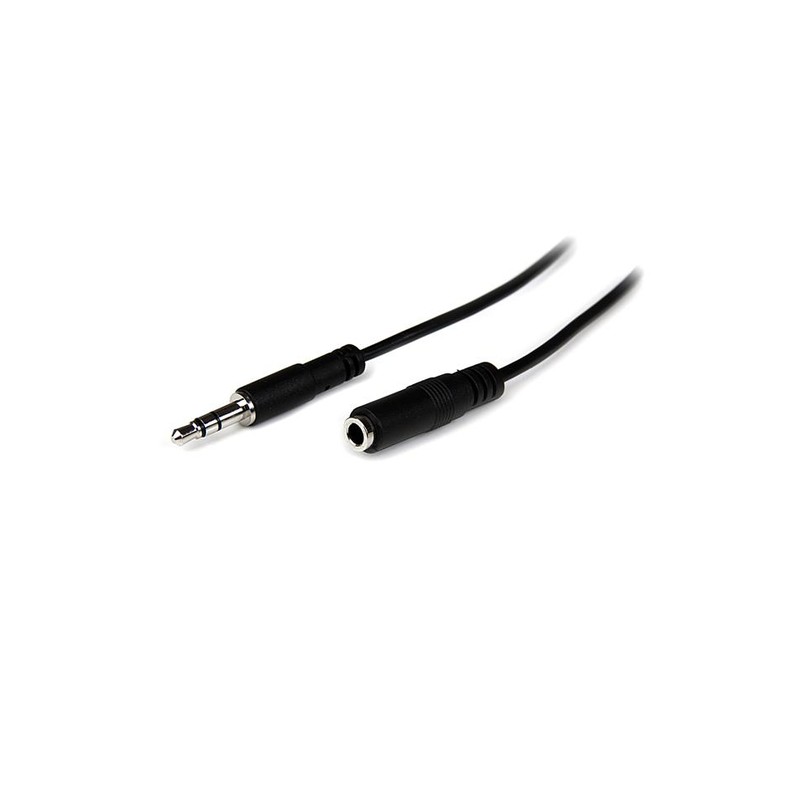 StarTech.com 2m Slim 3.5mm Stereo Extension Audio Cable - M/F