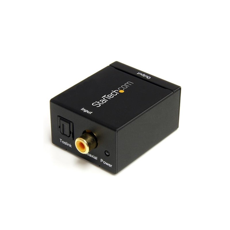 StarTech.com SPDIF Digital Coaxial or Toslink Optical to Stereo RCA Audio Converter