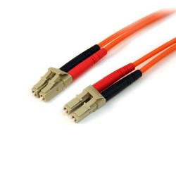 StarTech.com Fiber Optic Cable - Multimode Duplex 50/125 - LSZH - LC/LC - 1 m