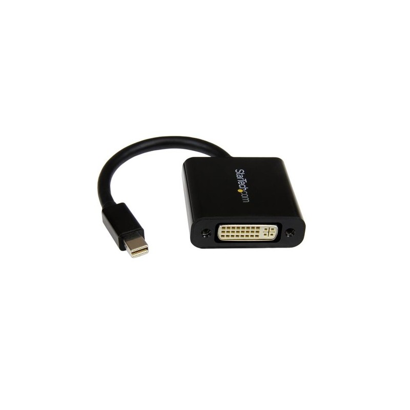 StarTech.com Mini DisplayPort to DVI Video Adapter Converter - Black Mini DP to DVI - 1920x1200