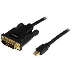 StarTech.com 3 ft Mini DisplayPort to DVI Adapter Converter Cable – Mini DP to DVI 1920x1200 - Black