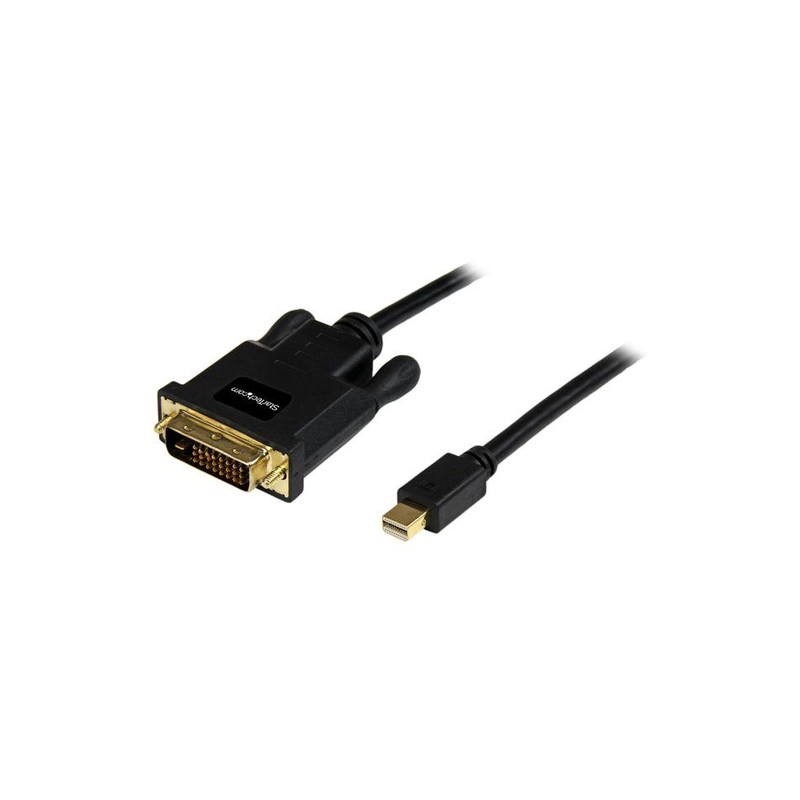 StarTech.com 6 ft Mini DisplayPort to DVI Adapter Converter Cable – Mini DP to DVI 1920x1200 - Black