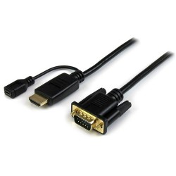 StarTech.com 6 ft HDMI to VGA Active Converter Cable - HDMI to VGA Adapter - 1920x1200 or 1080p