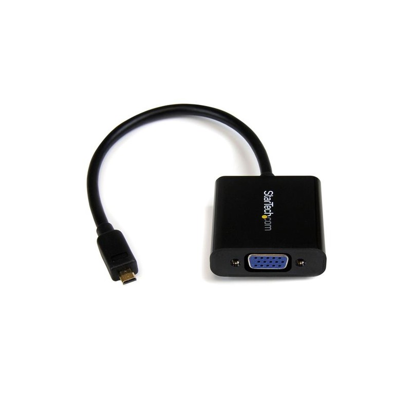 StarTech.com Micro HDMI to VGA Adapter Converter for Smartphones / Ultrabook / Tablet - 1920x1080