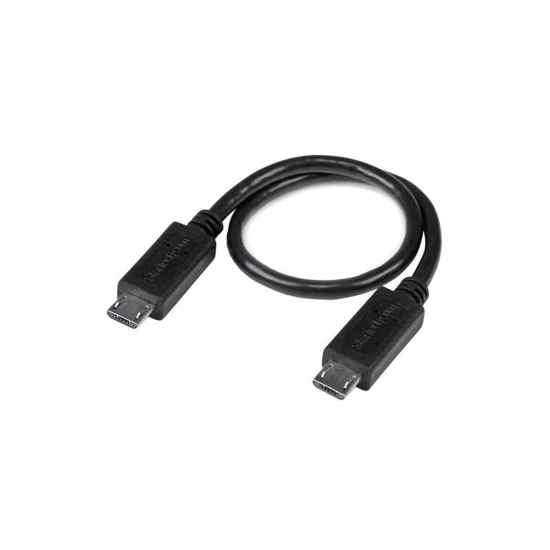 StarTech.com USB OTG Cable - Micro USB to Micro USB - M/M - 8 in.