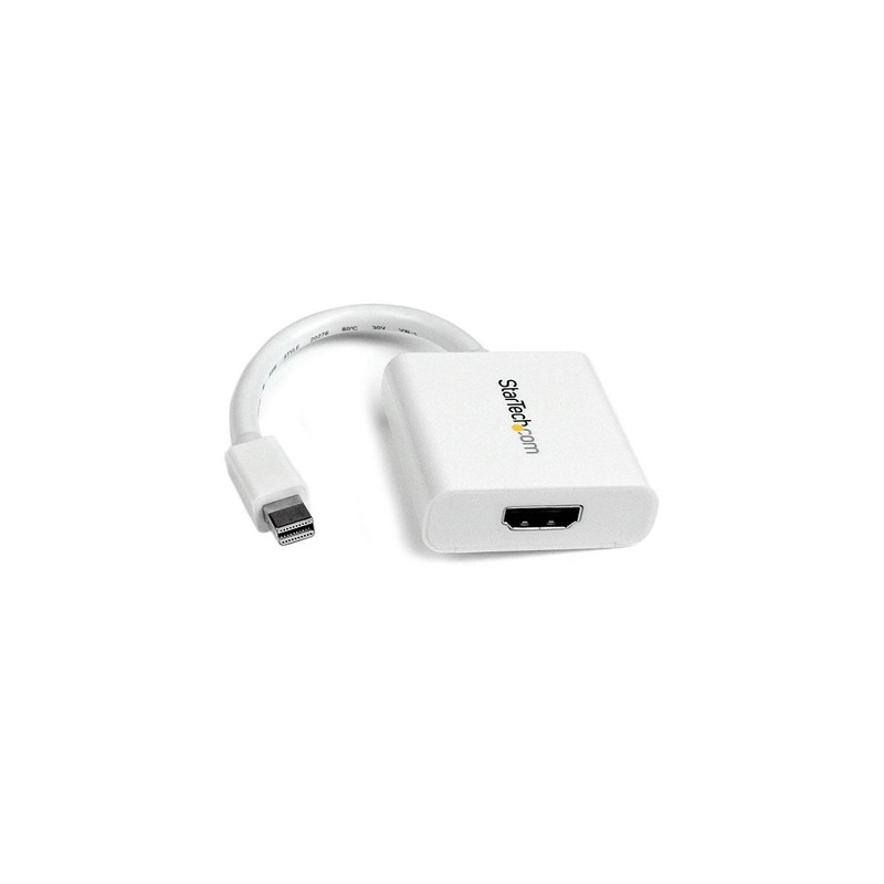 StarTech.com Mini DisplayPort to HDMI Video Adapter Converter - White