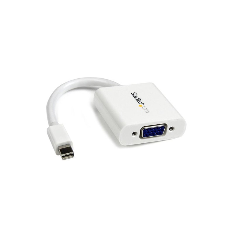 StarTech.com Mini DisplayPort to VGA Video Adapter Converter - White