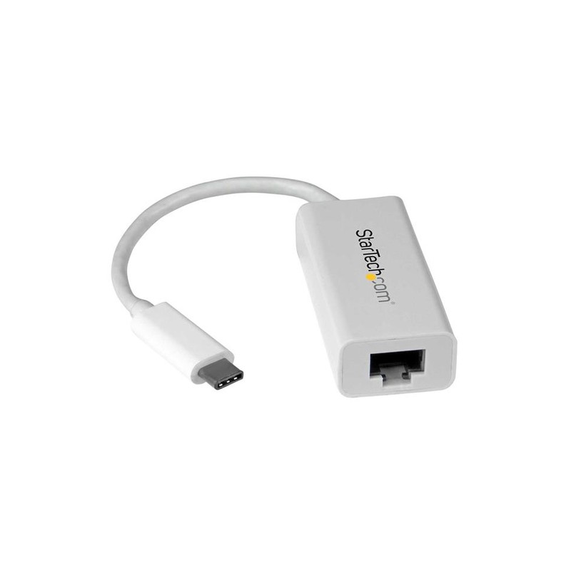 StarTech.com USB-C to Gigabit Network Adapter - White