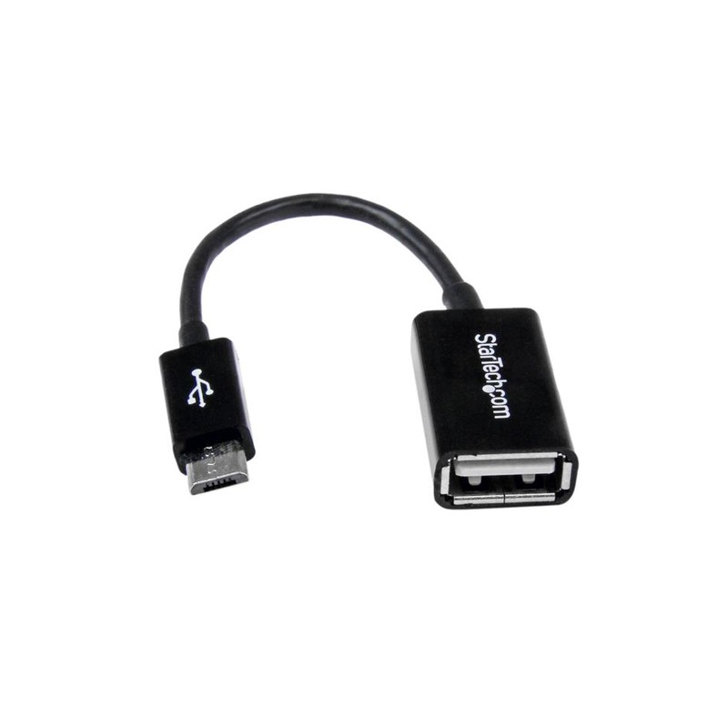 StarTech.com 5in Micro USB to USB OTG Host Adapter M/F