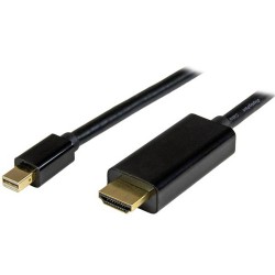 StarTech.com Mini DisplayPort to HDMI Converter Cable - 3 ft (1m) - 4K