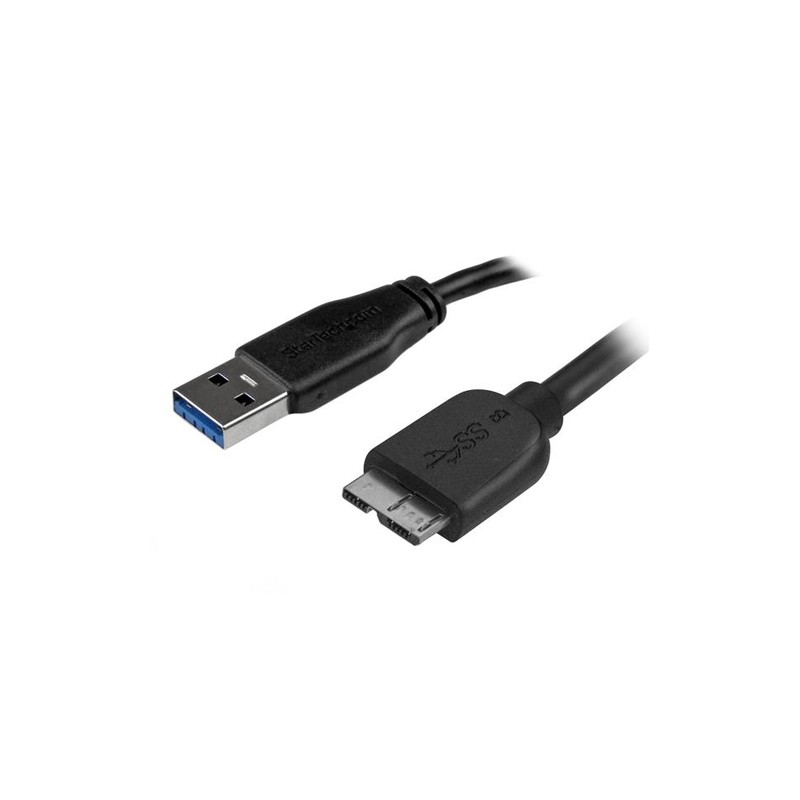 StarTech.com Slim Micro USB 3.0 Cable - M/M - 0.5m (20in)