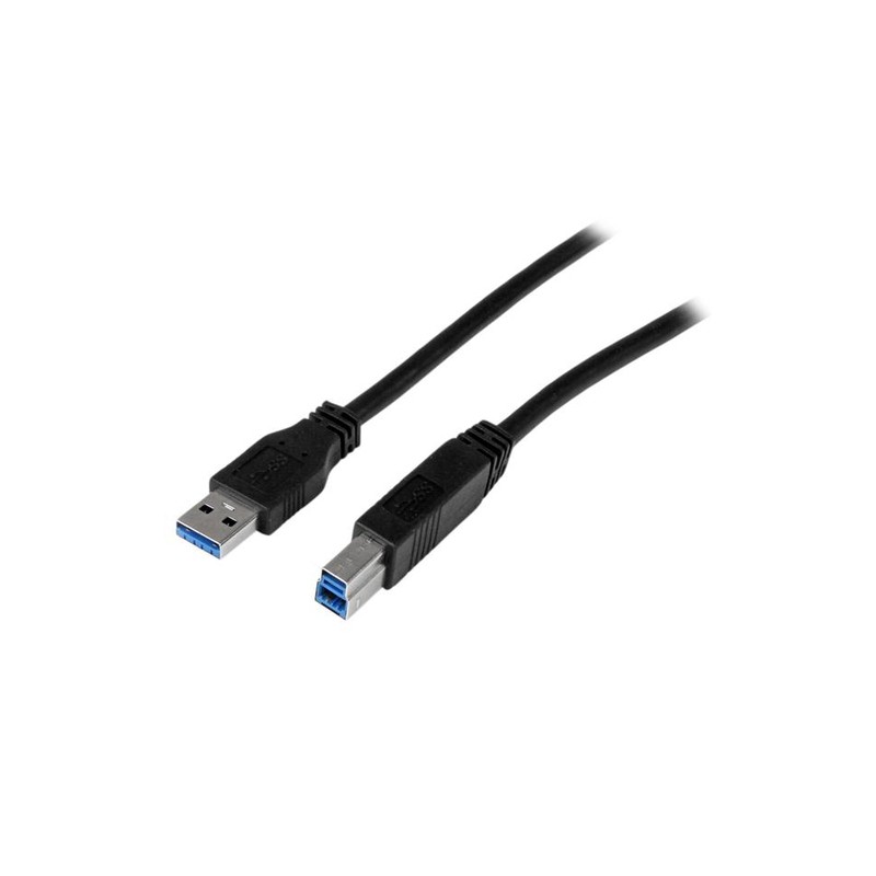 StarTech.com 1m (3ft) Certified SuperSpeed USB 3.0 A to B Cable - M/M