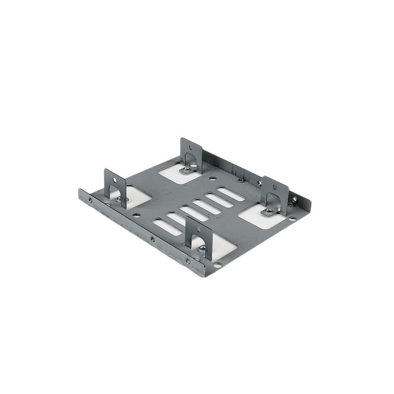 StarTech.com Dual 2.5" to 3.5" HDD Bracket for SATA Hard Drives - 2 Drive 2.5" to 3.5" Bracket for Mounting Bay