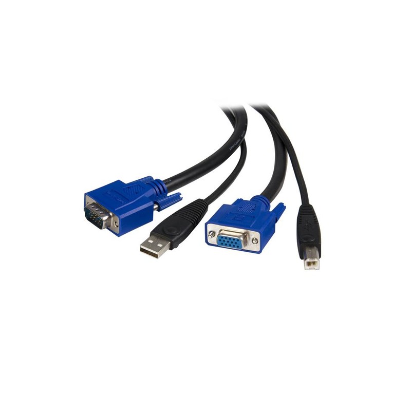 6 ft 2-in-1 USB KVM Cable