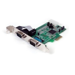 StarTech.com 2 Port Native PCI Express RS232 Serial Adapter Card with 16550 UART