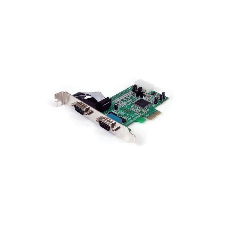 StarTech.com 2 Port Native PCI Express RS232 Serial Adapter Card with 16550 UART