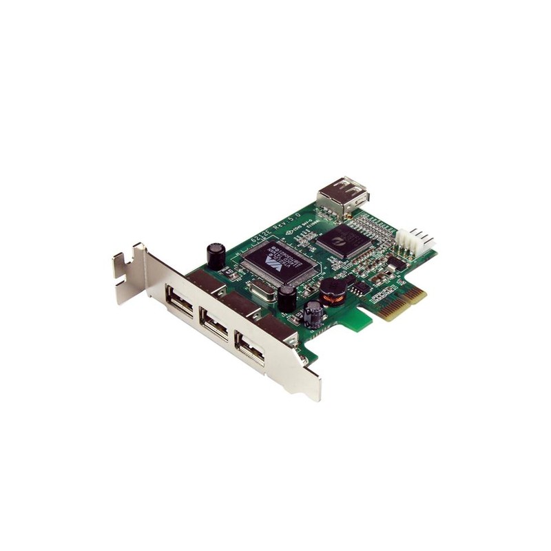 StarTech.com 4 Port PCI Express Low Profile High Speed USB Card