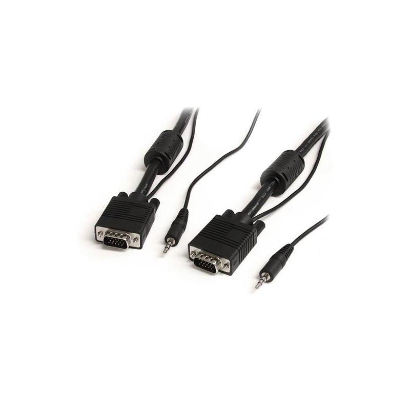 StarTech.com 5m Coax High Resolution Monitor VGA Video Cable with Audio HD15 M/M