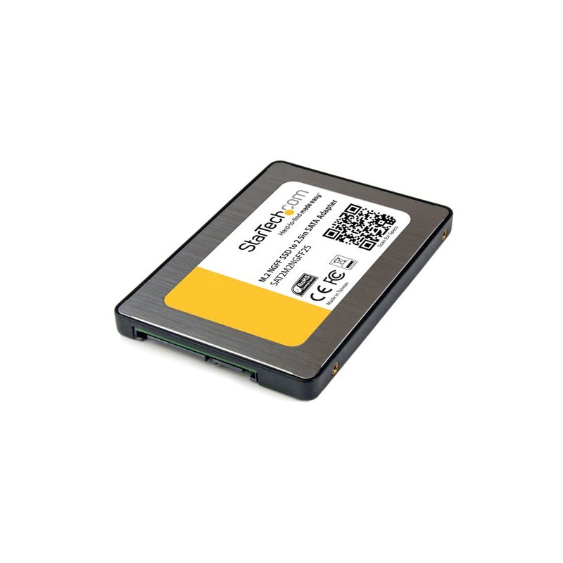 StarTech.com M.2 SSD to 2.5in SATA III Adapter - M.2 Solid State Drive Converter with Protective Housing