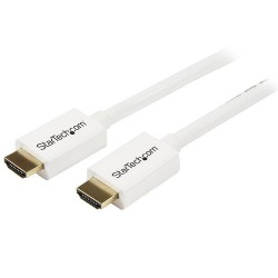 StarTech.com 3m (10 ft) White CL3 In-wall High Speed HDMI Cable - Ultra HD 4k x 2k HDMI Cable - HDMI to HDMI M/M