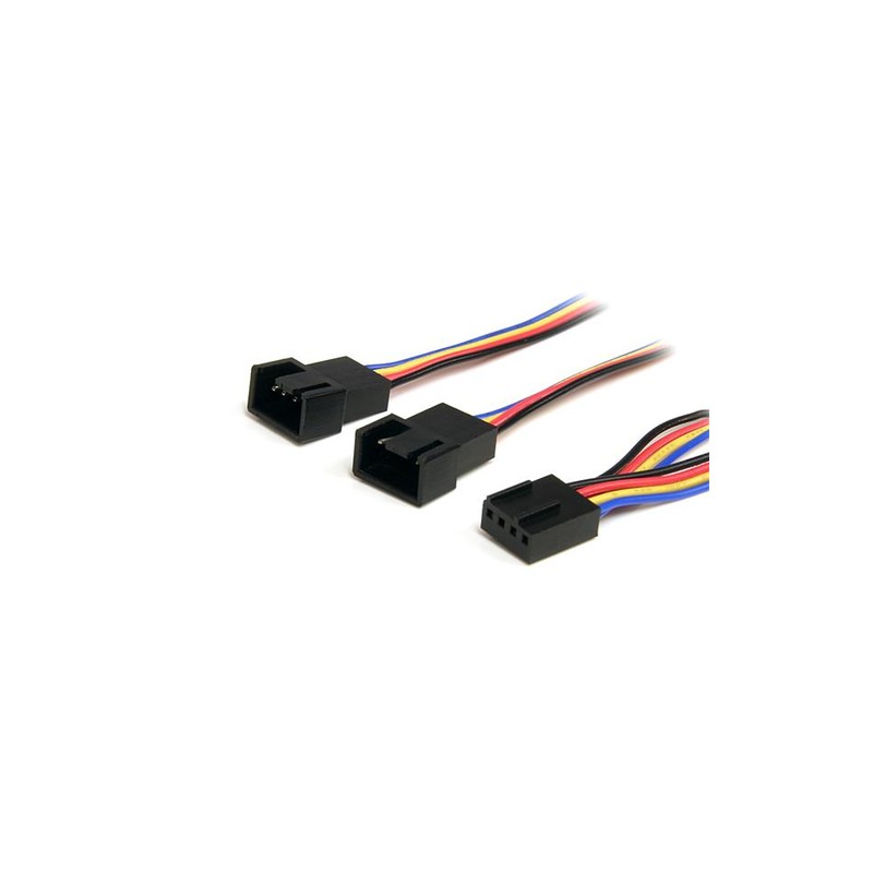 StarTech.com 12in 4 Pin Fan Power Splitter Cable - F/M