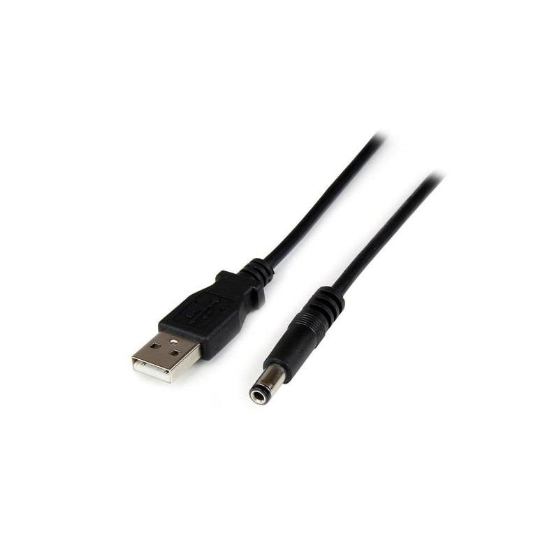 StarTech.com USB to 5.5mm Power Cable - Type N Barrel - 1m