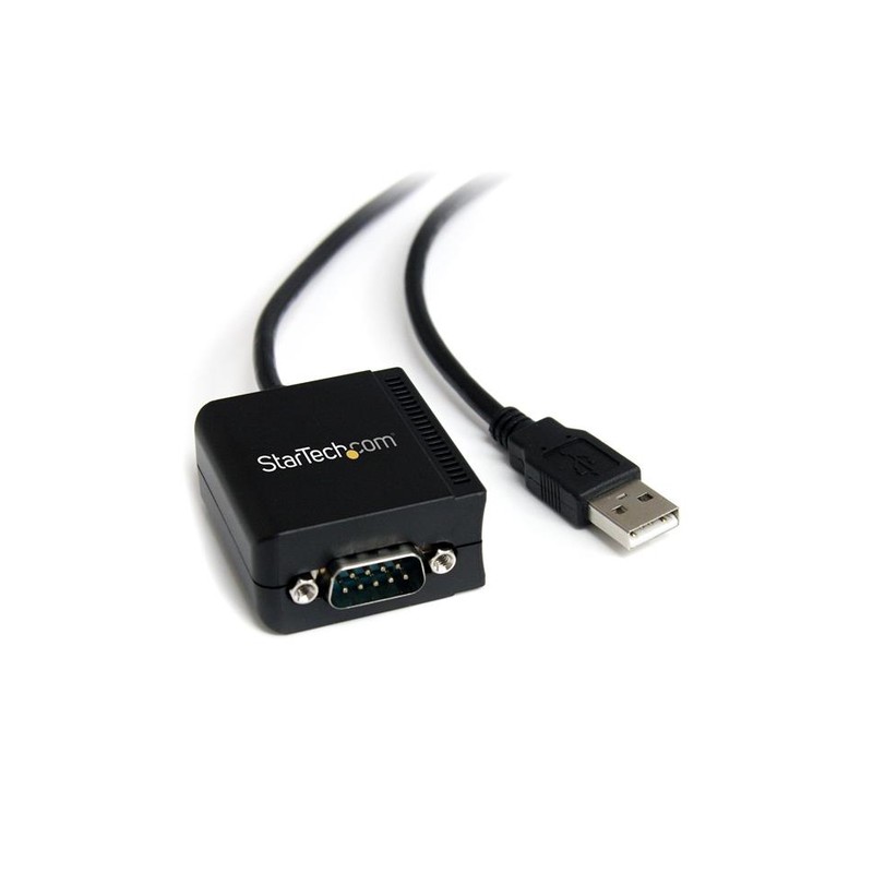 StarTech.com 1 Port FTDI USB to Serial RS232 Adapter Cable with COM Retention