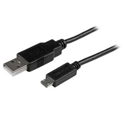 StarTech.com 1m Mobile Charge Sync USB to Slim Micro USB Cable for Smartphones and Tablets - A to Micro B