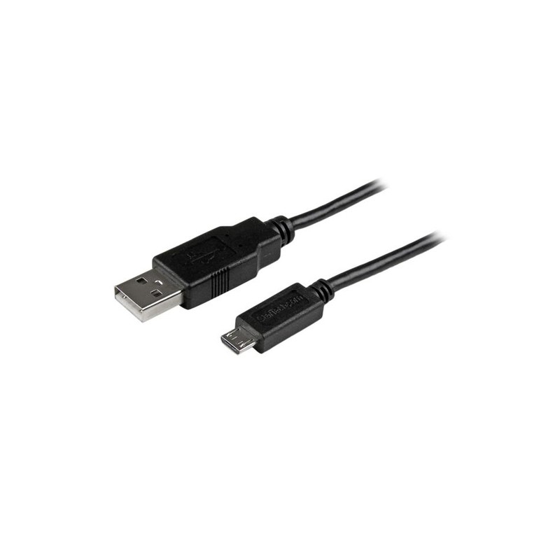 StarTech.com 1m Mobile Charge Sync USB to Slim Micro USB Cable for Smartphones and Tablets - A to Micro B