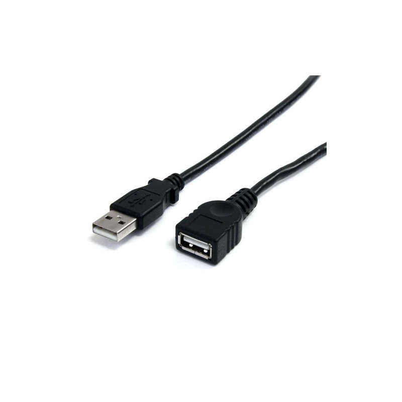 StarTech.com 3 ft Black USB 2.0 Extension Cable A to A - M/F