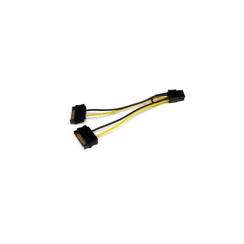 StarTech.com 6in SATA Power to 6 Pin PCI Express Video Card Power Cable Adapter