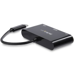 StarTech.com USB-C to VGA Multifunction Adapter with Power Delivery and USB-A Port