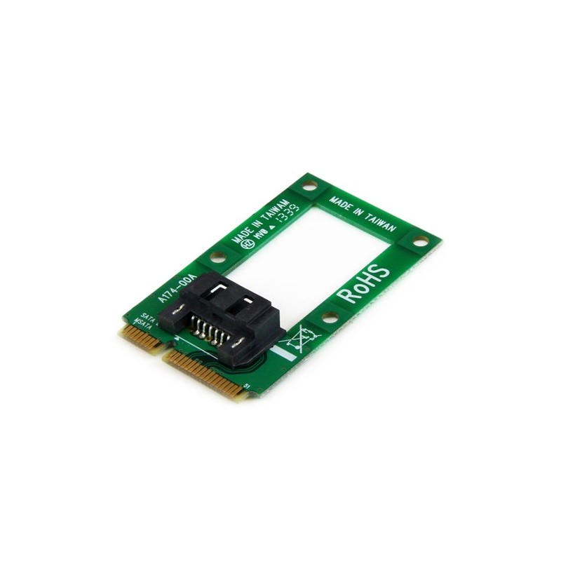 StarTech.com mSATA to SATA HDD / SSD Adapter – Mini SATA to SATA Converter Card