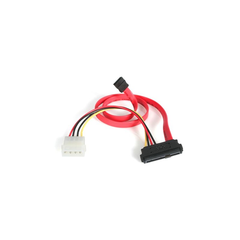 StarTech.com 18in SAS 29 Pin to SATA Cable with LP4 Power