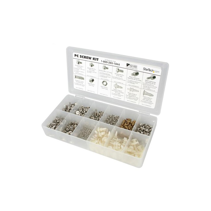 StarTech.com Deluxe Assortment PC Screw Kit - Screw Nuts and Standoffs