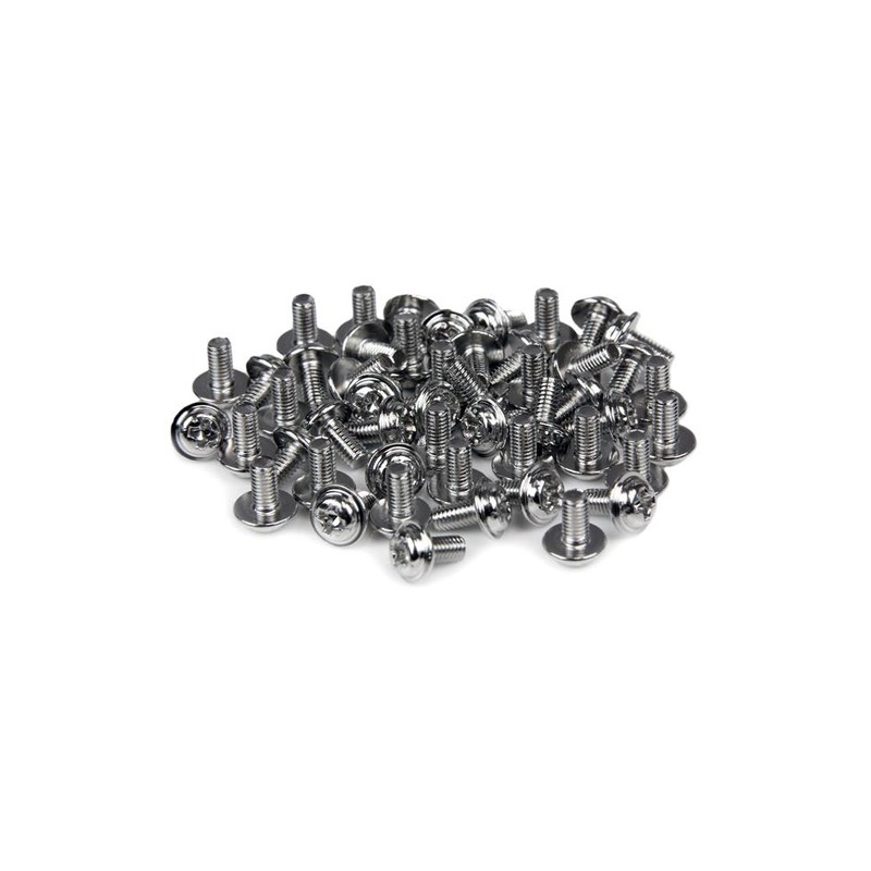 StarTech.com PC Mounting Computer Screws M3 x 1/4in Long Standoff - 50 Pack