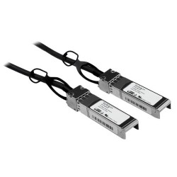 StarTech.com Cisco SFP-H10GB-CU1M Compatible SFP+ 10-Gigabit Ethernet (10GbE) Passive Direct-Attach Twinax Cable - 1 m (3.3 ft)