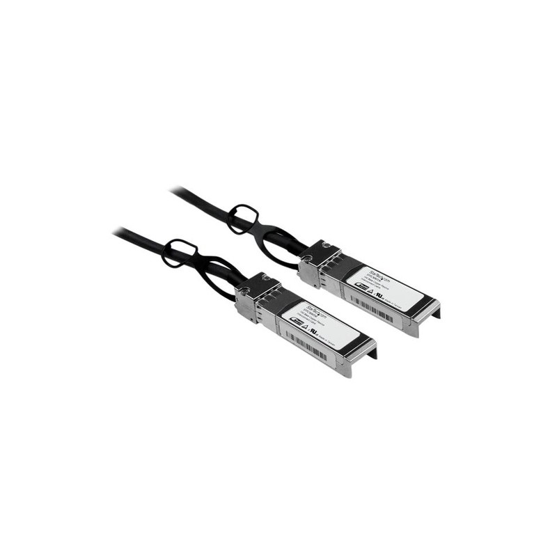 StarTech.com Cisco SFP-H10GB-CU1M Compatible SFP+ 10-Gigabit Ethernet (10GbE) Passive Direct-Attach Twinax Cable - 1 m (3.3 ft)