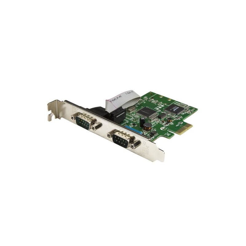 StarTech.com 2-Port PCI Express Serial Card with 16C1050 UART - RS232